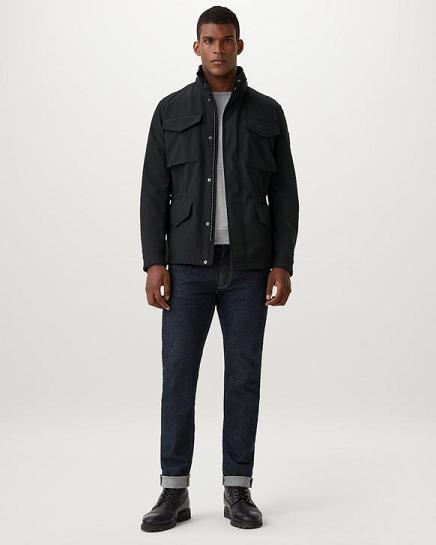 Veste Légère Belstaff Homme Fieldwood Noir Soldes AG8014793